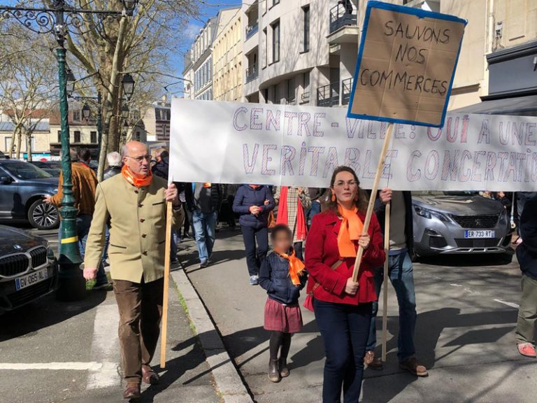 Seconde manifestation contre le réaménagement du centre-ville