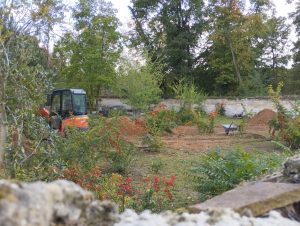 Tournage dans le cimetière du parc Princesse